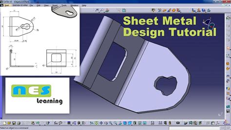 catia v5 sheet metal|CATIA v5 sheet metal tutorial.